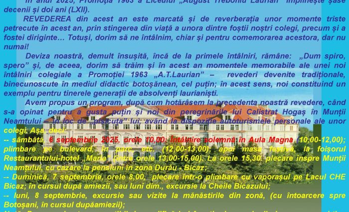 PROMOTIA 1963 IN 2025